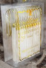 New In Box Set Of 12 Shower Curtain Hooks With Ivory Tassles Gorgeous Matson De