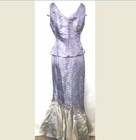 Nancy Sinoway Design Custom Tailored Wedding Dress Lavender Purple Mermaids