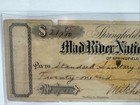 1900 Cancelled Check Mad River National Bank Of Springfield Oh
