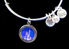 New Disney Alex  ani Bracelet Most Magical Place Earth Castle Fireworks Silver
