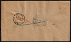 St  Lucia 1943 Registered Ohms Cover W  St  Lucia Kg Vi 6d  1 -    2 -