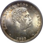 1883 Hawaii Quarter Pcgs Ms-66