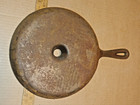 Antique Cast Iron Cornbread Skillet D 8