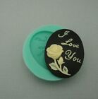Silicone Mold Cameo  I Love You For Jewelry resin polymer Clay 