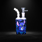 Juice Box Pipe 7  Water Pipe Bong Glass Water Pipe By Get Lost  stich Og 