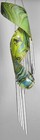 Large Beautiful Palm Tree Spiral Leaf Wind Chime With Metal Musical Sound Calm