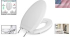 Elevated 2   Toilet Seat For Seniors - Ada Compliant  Elongated  White Design
