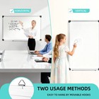 36 X 24 Inches Magnetic Dry Erase Board With Aluminum Frame Eraser Whiteboard