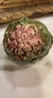 Majolica Glazed Hand Painted Ceramic Artichoke Mint Condition Vintage