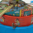 Vintage Wind Up Litho Tin Toy Reproduction Octopus Carnival Ride working china