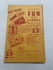  lionel Trains Instructions For Assembling   Operating   Booklet From 1947