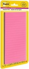 Super Sticky Notes  3 In  X 8 In   Energy Boost Collection     2 Pads pack  45    
