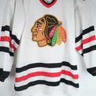 Vintage 80s 90s Nhl Chicago Blackhawks Sewn Hockey Jersey Ccm - Medium