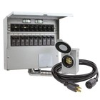 10-circuit 30 Amp Manual Transfer Switch Kit 310crk