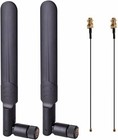 2 X 8dbi Wifi Rp-sma Male Antenna 2 4ghz 5 8ghz Dual Band  2 X 15cm U fl ipex   