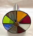 Handcrafted Stained Glass Kaleidoscope 10    Heavy Soldered Art Glass