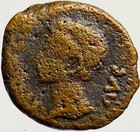 Priestly Implements Emperor Augustus Roman Coin 27bc-14ad Cap   Ladle Provincial