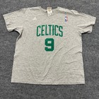 Adidas T-shirt Mens Size Xl Gray Boston Celtics Rajon Rondo Nba Basketball Tee