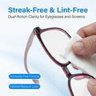 200 Count Lens Wipes For Eyeglasses  Eye Glasses Cleaner Wipes For Phone   Strea