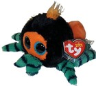 Ty Beanie Baby Babies      Crawley The Halloween Spider 6  New Stuffed Animal Toy