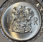 1969 South Africa Silver One 1 Rand Uncirculated Bu Coin Only 506 000 Minted