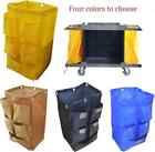 Janitorial Cart Bag With 5 Pockets 25 Gallon Housekeeping Cart Bag High Capacity