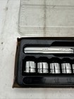 Snap-on 210rafsma 10pc 3 8  Drive 6pt Flank Drive Low-profile Ratchet socket Set