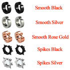 Non-piercing Fake Ear Stud Cuff Hoop Earrings Stainless Steel Men Women