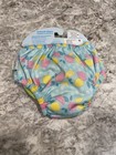 Nwt Iplay Infant Blue W  Pink   Yellow Fruit Print Reusable Swim Diaper Size 12m