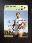 1978 Sportscaster Track And Field Card   2608  Al Oerter Jsa Certified Autograph