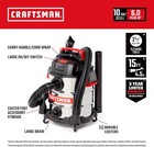 Craftsman 10 Gallon Wet Dry Vacuum 6 0 Hp Shop Vac