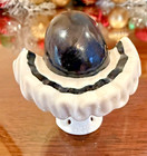 Vintage German Art Deco Half Doll Related Pierrot Powder Puff Top