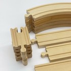 Thomas   Friends Brio Wooden Railway Mixed Lot Of 20 Wood Tracks Curved Straight