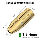 Red Dot Laser Bore Sighter Brass 380auto Bore Sight Kit For Pistol rifle handgun