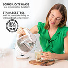 Glass Electric Kettle Hot Water Boiler 1 5 Liter Instant Water Heater Kettle