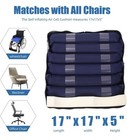 Self Inflating Alternating Pressure Cushion 17x17x5 For Wheelchair  Chair