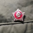 Vtg 70s Chinese Pla Type 65 Military Jacket Chairman Mao Zedong Badge Mens M