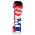 Msr    Youth M3x Motocross   Dirt Bike Boots Size 4 Red white blue