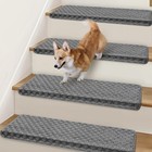 Bullnose Stair Treads Non Slip 9 5  X 32   14 Pcs Carpet Stair Treads For Woo   