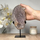 Stunning Pink Tone Natural Sugar Quartz Geode  Mws1766