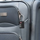 4x Tsa Approved Combination-lock 3 Digit   Suitcase Luggage Locks   Steel Cable