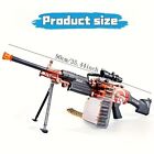 M249 Lmg Machine Gun Foam Dart Blaster With 60-70fps  Up To 15m Shooting Range