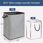70l Clothes Laundry Hamper For Bedroom With Removable Liner Lightweight Dirty Cl