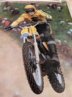 Vtg 1972 Suzuki Number 1 Roger Decoster  Motocross Dirt Bike Poster Motorcycle 