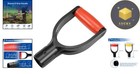 Comfortable Ergonomic Shovel Replacement Handle - Universal Fit  1-pack