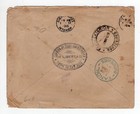 Uruguay To Argentina  Tandil  Cover 1916  Libertad Cancel  Vf