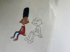 Original Hey Arnold Production Art  Storyboard  Hand Painted vintage Nickelodeon