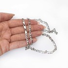 Sterling Silver 4 2mm Figaro Chain  solid Links  18 -24 