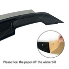 Rear Spoiler Wickerbill For 2015-2023 Ford Mustang Rear Trunk Wing Glossy Black