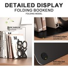 Book Ends1 Pair Bookends Folding Book Ends Metal Bookend  1 Pair 